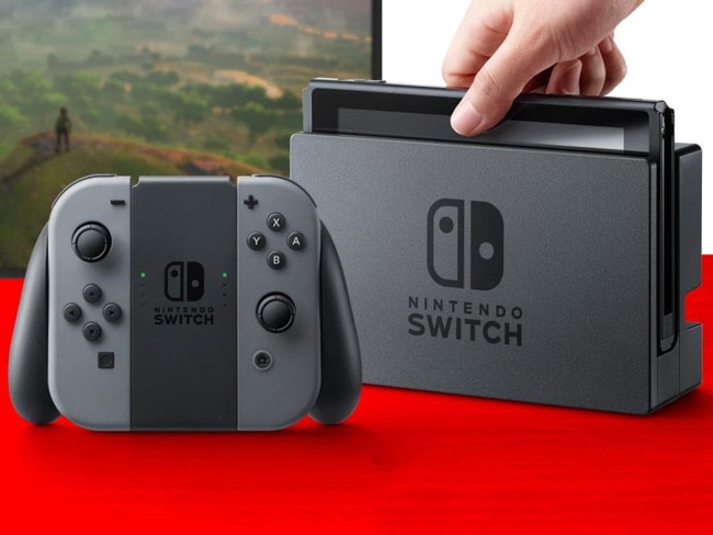 Nintendo Switch Console in Grey. Picture: Supplied.