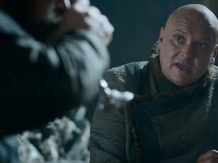 Varys and Tyrion are chatting in Dragonstone.