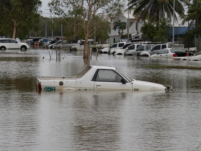 CAIRNS, AUSTRALIA, NewsWire Photos. DECEMBER 18, 2023: Massive floods in the wake of Cyclone Jasper caused flooding to close Cairns Airport and surrounds  Monday18th December 2023Picture: NCA NewsWire / Brian Cassey