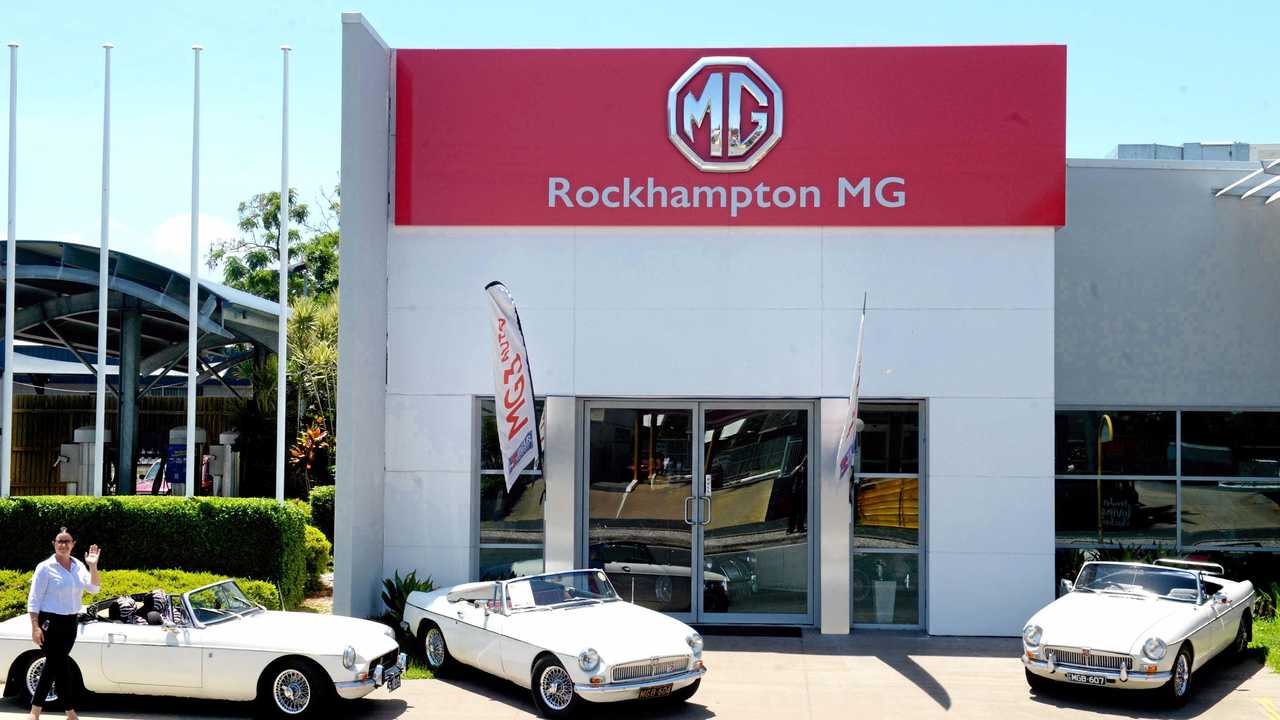 Rockhampton MG's Car and Coffee meet. Picture: Jann Houley