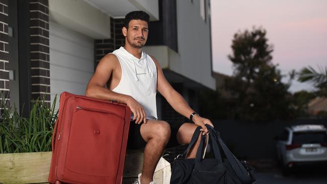 Traveller Ali Zamani is unsure how his QLD holiday will unfold. Picture: Josie Hayden