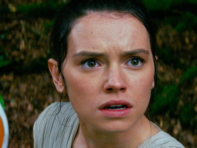 A name for the future ... Daisy Ridley, who plays Rey, is the best of the new faces in The Force Awakens. Picture: Film Frame / Disney / Lucasfilm via AP