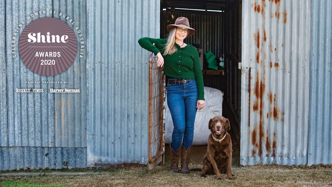 Sarah Mostyn runs Windella Farm boutique goat dairy and is founder of Cohuna Farmers and Makers Market. Pictures: Zoe Phillips