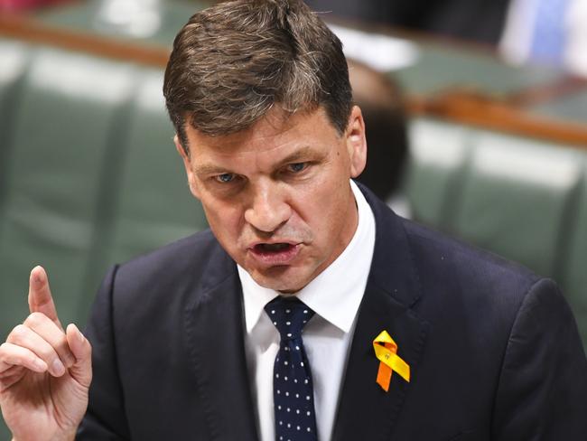 Energy Minister Angus Taylor.