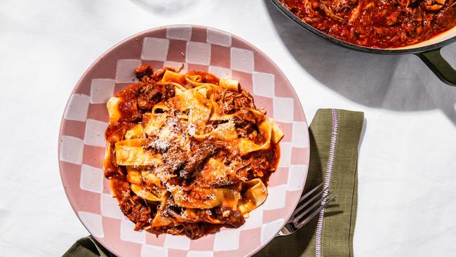 Beef ragu pasta by Elizabeth Hewson. Photos: Nikki To