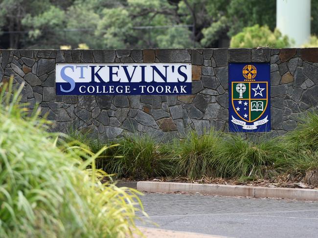 St Kevin's College’s acting principal is standing by his decision. Picture: Erik Anderson/AAP