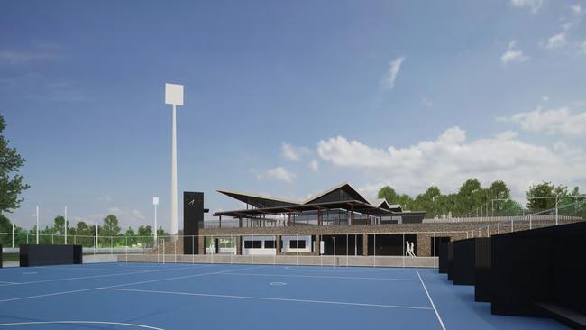 Proposed redevelopment of Lyndoch Recreation Park. Picture: dasharchitects