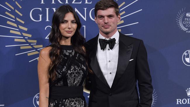 Kelly Piquet and Max Verstappen are an item. (Photo by JULIEN DE ROSA / AFP)