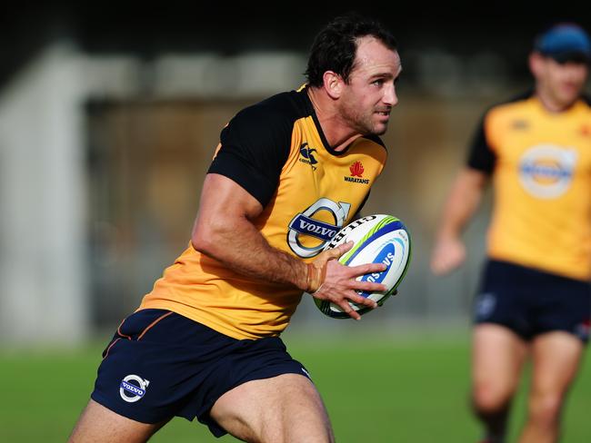 Matt Carraro is enjoying his second stint with the Waratahs. Picture: Brett Costello