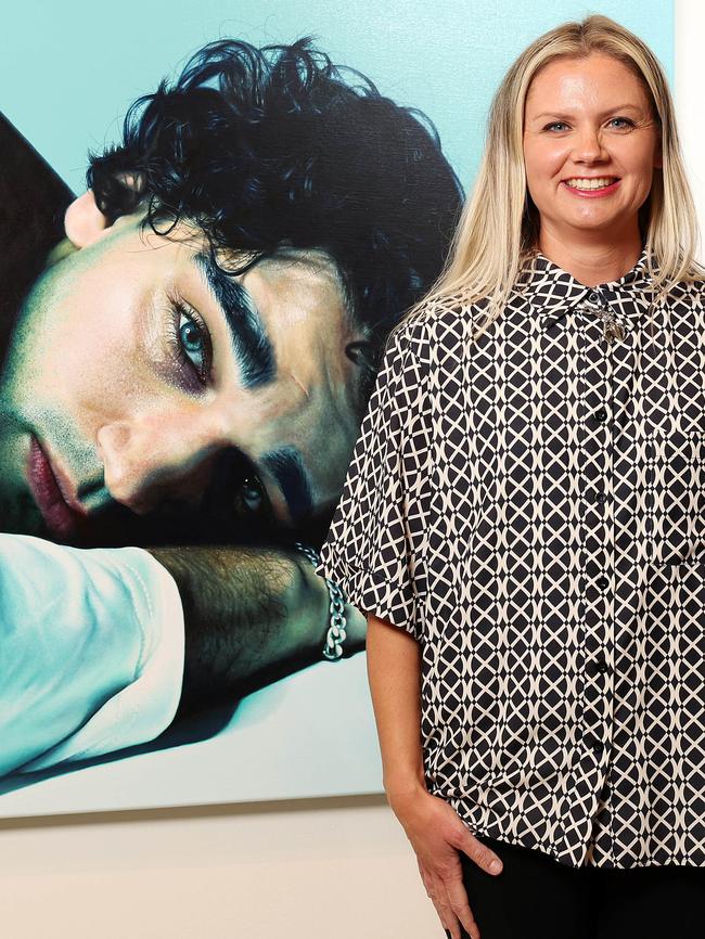 It is Kelly Maree’s first time as an Archibald finalist. Picture: Tim Hunter