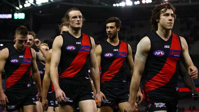 Too often, the Bombers have been found wanting — it’s time to stand up. Picture: Getty Images