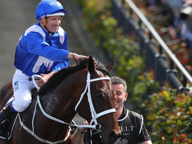 The A-Team: Hugh Bowman and Winx. Picture: Getty Images