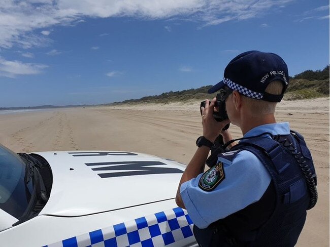 COP A FINE: Police and council rangers targeted people committing offences at beaches on the Northern NSW coast and issued fines.