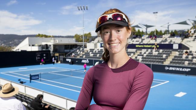 January 4: Hobart International wildcard Maya Joint is looking to build on her Burnie International win next week. Photo by TENNIS AUSTRALIA/RICHARD JUPE