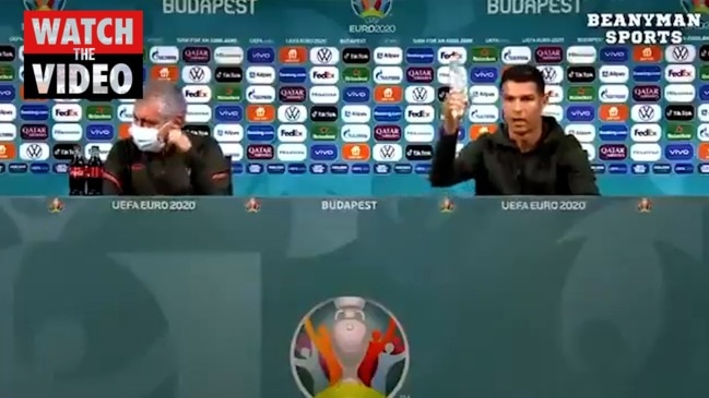 Ronaldo’s funny gesture