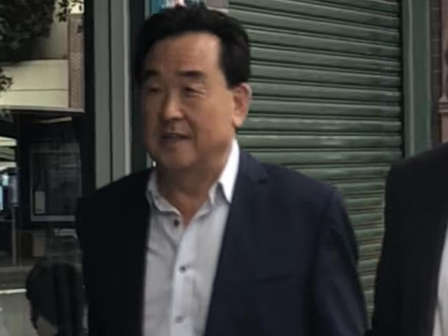 Ji Qing Liu, a boarding house landlord, of Beacon Hill, outside Manly Local Court on Wednesday, where he was convicted on two counts of carry out sexual act with another without consent for groping two female international visitors staying at the premises. Picture: Manly Daily