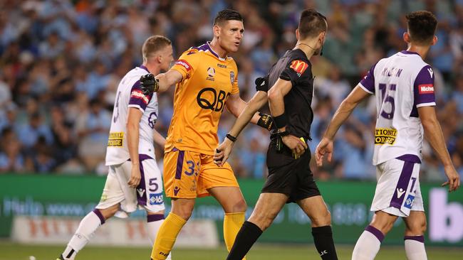 Perth goalkeeper Liam Reddy is at his seventh A-League club. Picture: Getty Images