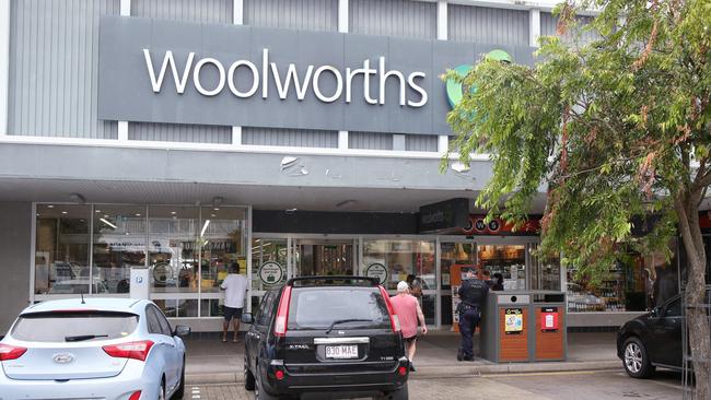 A Woolworths store in Cairns has been added to Queensland’s exposure site list. Picture: Brendan Radke