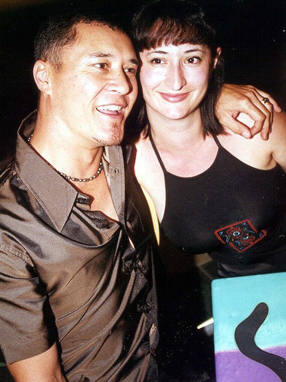 Tony and Sess McMull at Melbas in 1999.