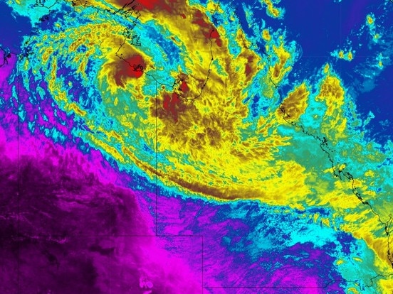 Tropical Cyclone Linoln is affecting the north of the country between Queensland and the Northern Territory. Picture : Supplied / Weatherzone