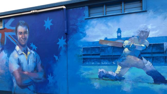 Phil Hughes memorial mural Macksville