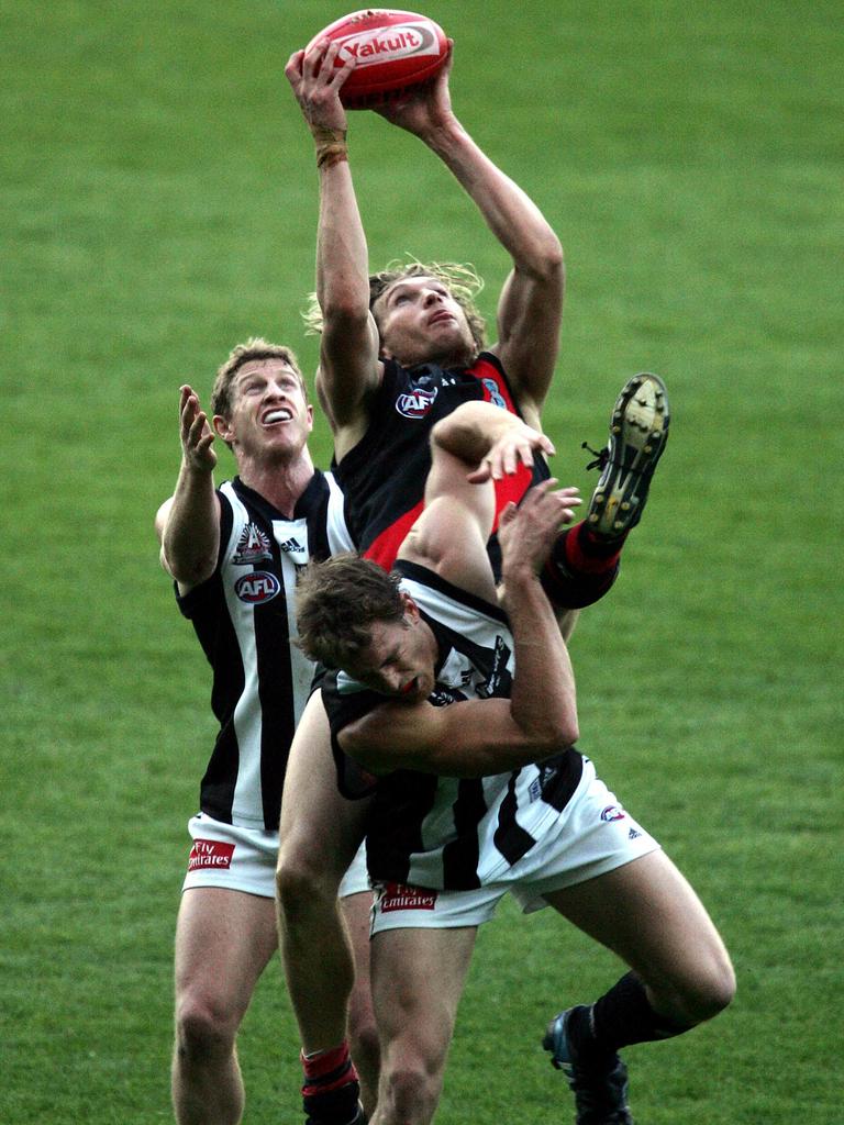 2005 - James Hird takes a huge mark in the final quarter as Essendon won by 14 points.