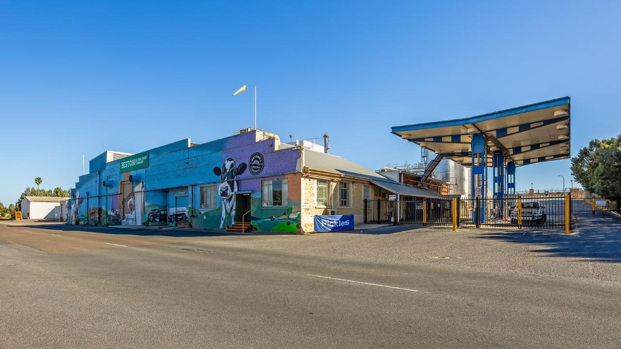 The Beston Global Food Company dairy site at Jervois. Picture: Supplied by Colliers
