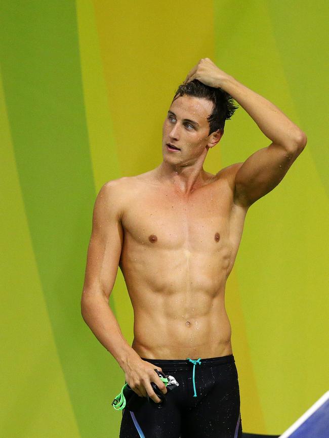 Cameron McEvoy has totally overhauled his training methods and physique since swimming the fastest 100m in a textile suit in 2016. Pictures: Swimming Queensland and Sarah Reed