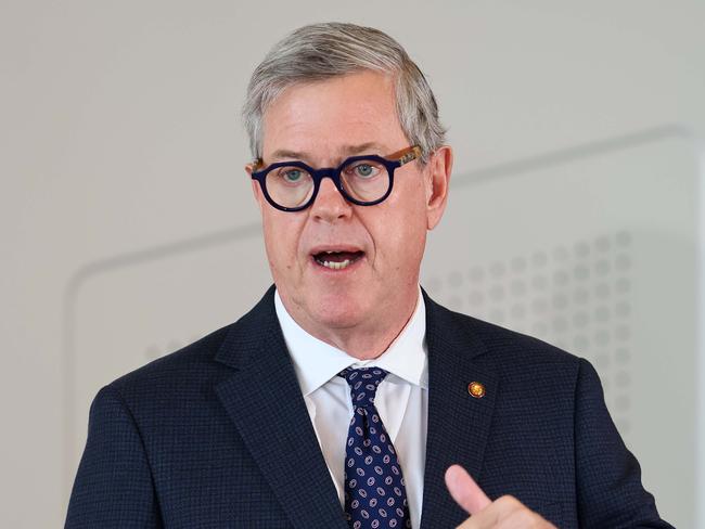 Brisbane, 16 January 2025. Queensland Health Minister Tim Nicholls during a press conference in Brisbane. Picture: Supplied