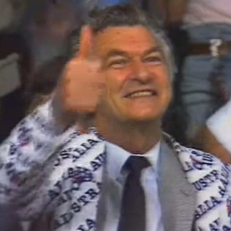 Bob Hawke was a larrikin, a Rhodes scholar and arguably Australia’s most popular prime minister, winning four elections. Picture: YouTube