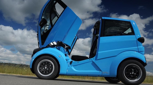 The T27 electric vehicle produced by Gordon Murray Design.