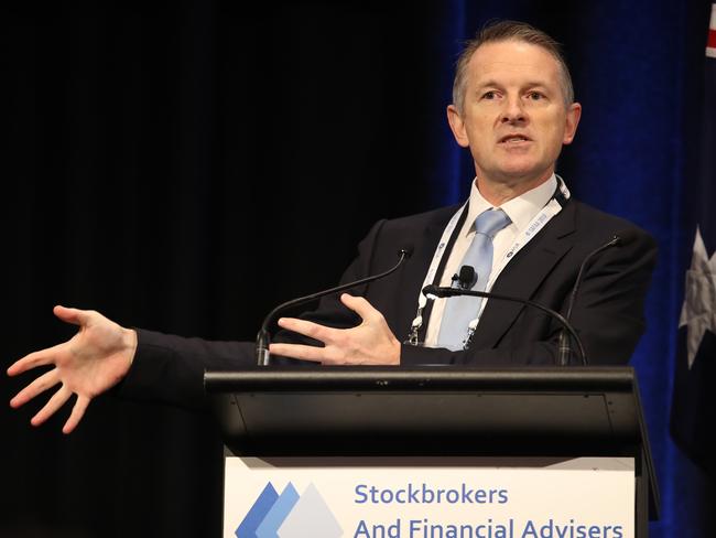 22/05/2019: Dominic Stevens, Managing Director and Chief Executive Officer, Executive Director of Australian Stock Exchange (ASX) speaking at the Annual Stockbrokers' conference in Sydney on Wednesday. Thanks, Hollie Adams/The Australian