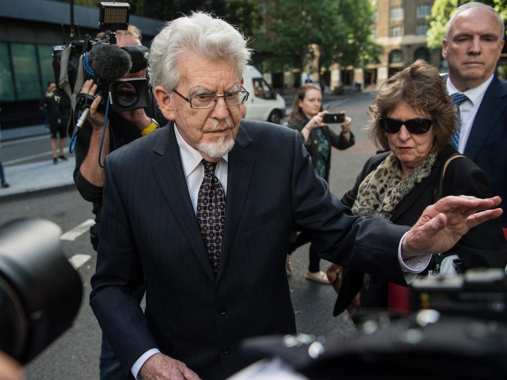 Rolf Harris leaves Southwark Crown Court on May 22, 2017 in London, England. Picture: Getty Images