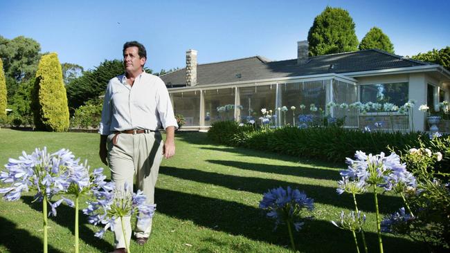 Winemaker Andrew Garrett at his Adelaide Hills home. Picture: File