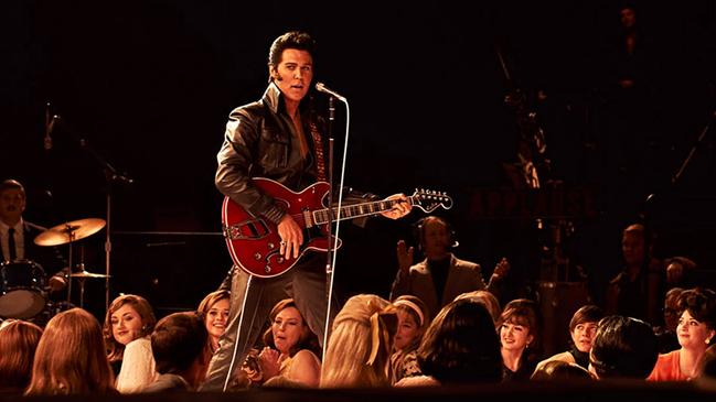 Austin Butler as Elvis Presley in Baz Luhrmann’s new Hollywood film, Elvis. Picture: Hugh Stewart