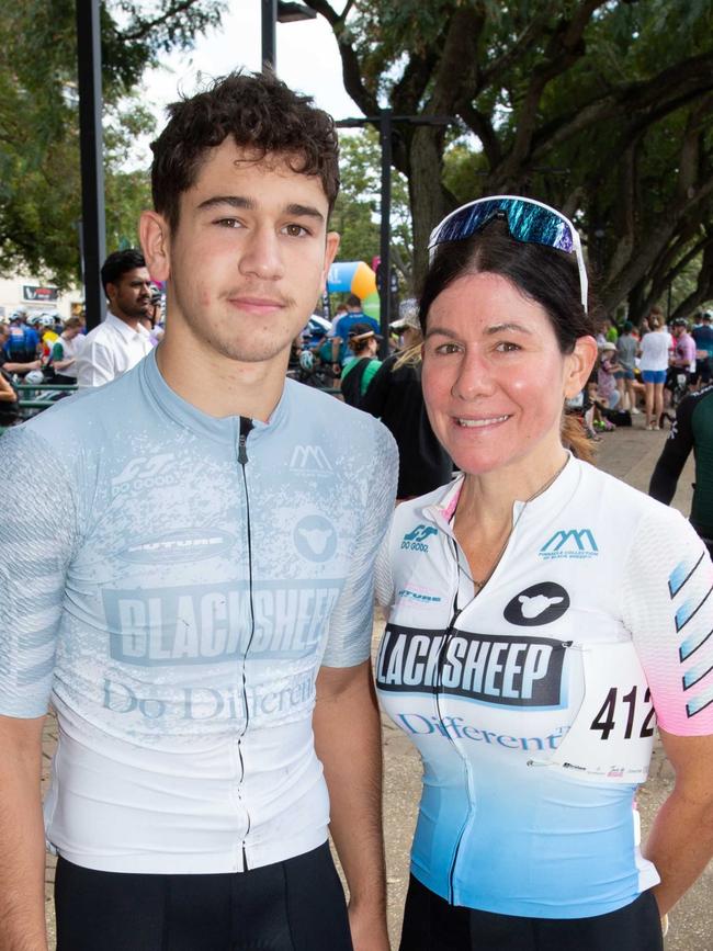 Thousands of cyclists took to the streets of the river city on Sunday for the Tour de Brisbane. \Photo: Grace Kessels.