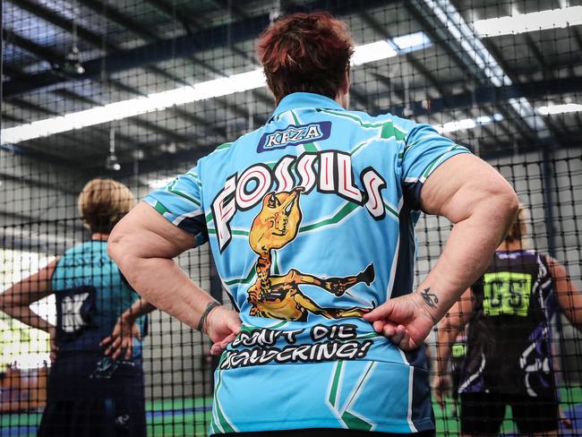 Indoor netball action on the Gold Coast. Picture: Paul Harris Photographer