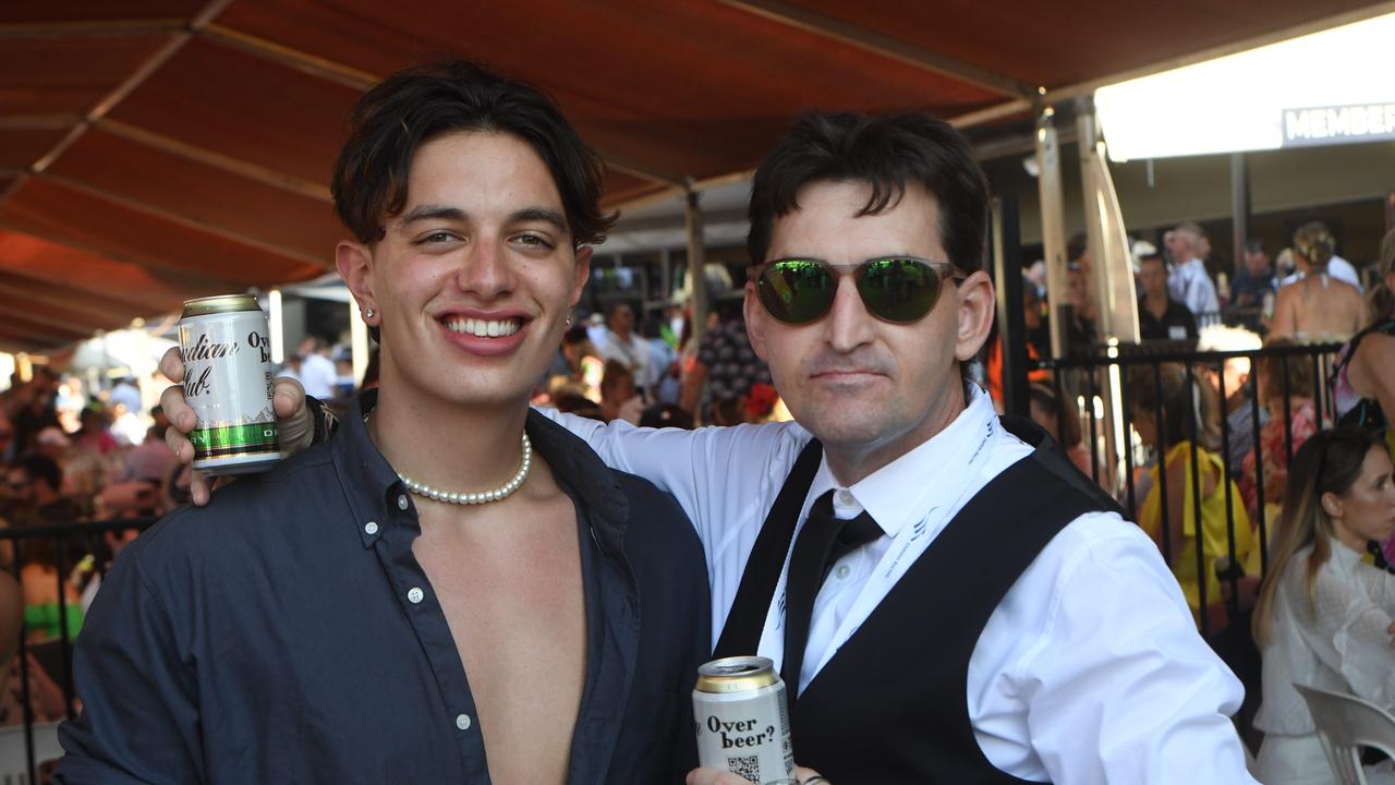 LR: Luke Code and Angelo Tsipetos at the Darwin Cup 2022. Picture: (A)manda Parkinson