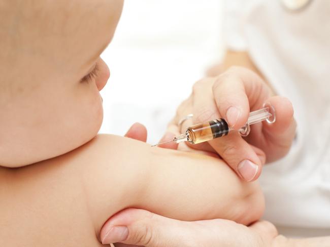 Generic photo of a small child being vaccinated with a needle.   Vaccination / vaccine / baby   Picture: iStock