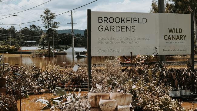 The clean up has started at Brookfield Gardens. Picture: Allie Lee