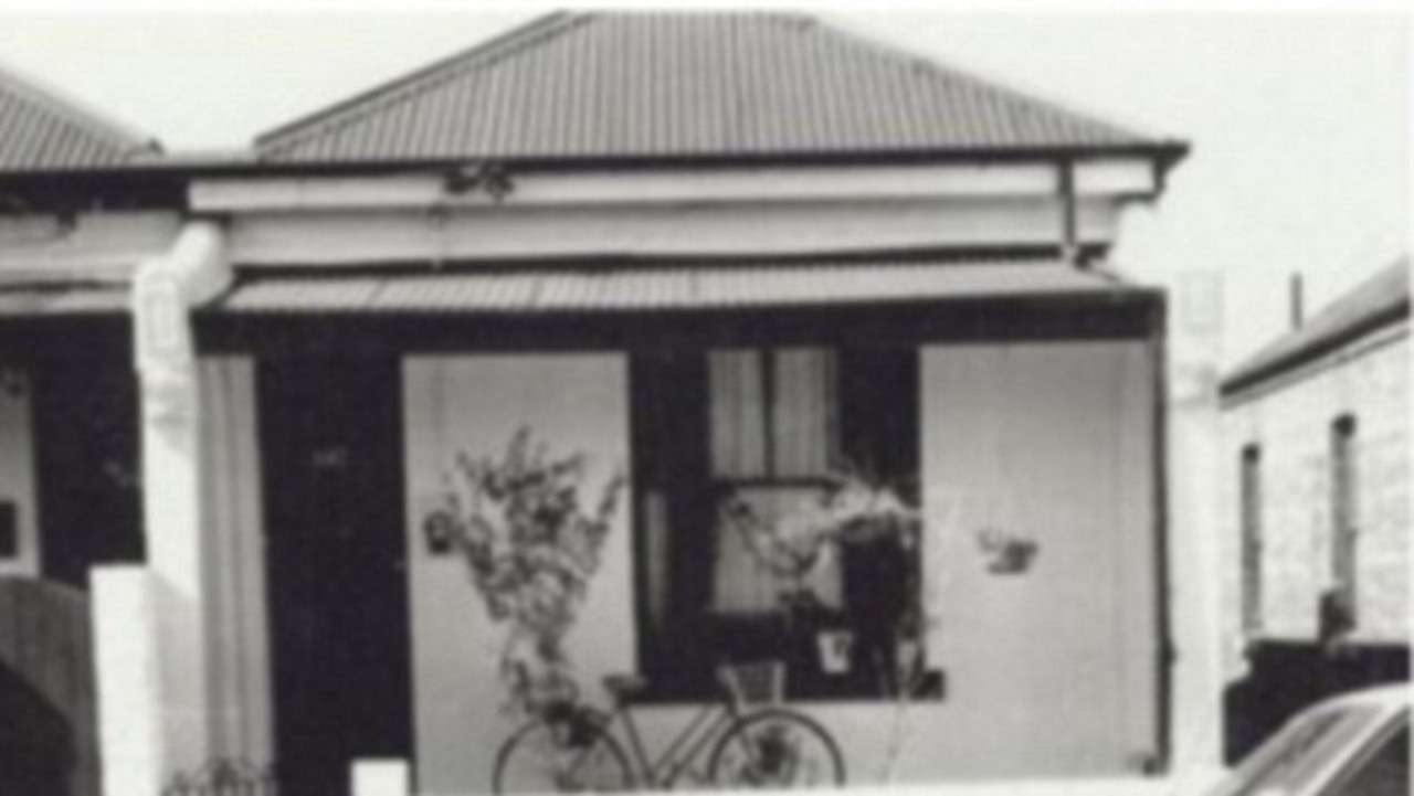 The home on Easey Street Collingwood where Suzanne Armstrong and Susan Bartlett were brutally murdered in 1977. Picture: Supplied