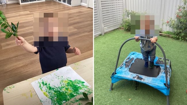 Photos of my son loving life at daycare. Image: Supplied