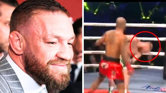 Conor McGregor couldn't believe his eyes at BKFC. Image: Getty/BKFC