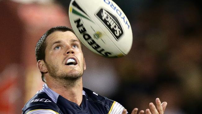 Cowboy's Lachlan Coote during the round 6 NRL game between the Penrith Panthers and the North Queensland Cowboys at Pepper Stadium,Penrith.Picture Gregg Porteous