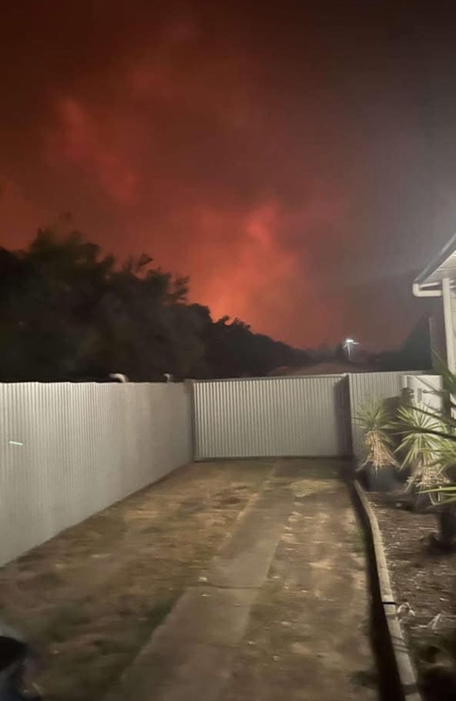 Emergency services have warned residents in Dimboola and Wail it’s too late to leave. Picture: Facebook