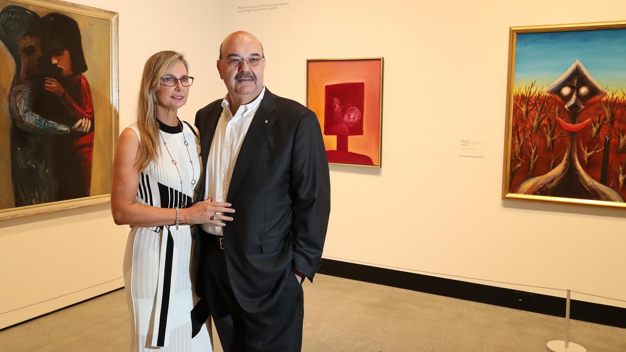 Dr Elias Jreissati and his wife, Colleen. Picture Glenn Hampson