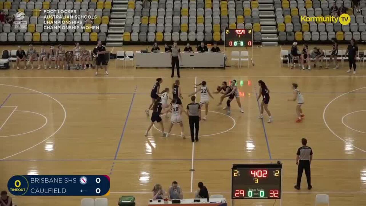 Replay Brisbane State High v Caulfield Grammar (Women Champ) 2025