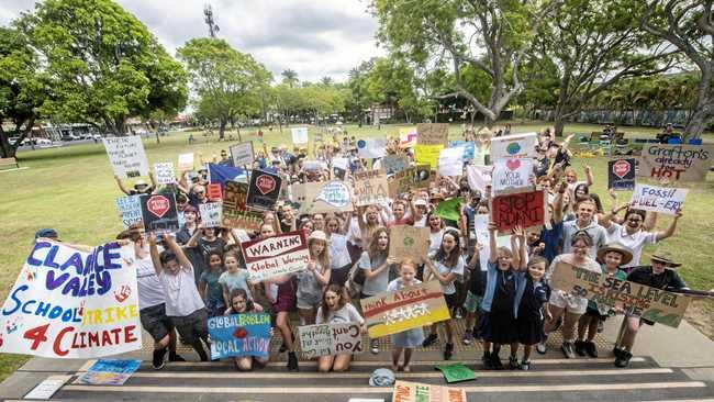 FED UP: Grafton students  are calling on politicians to do more about climate change. Picture: Adam Hourigan