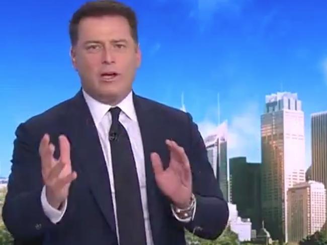 Karl Stefanovic Today show. Picture: Today/Channel 9