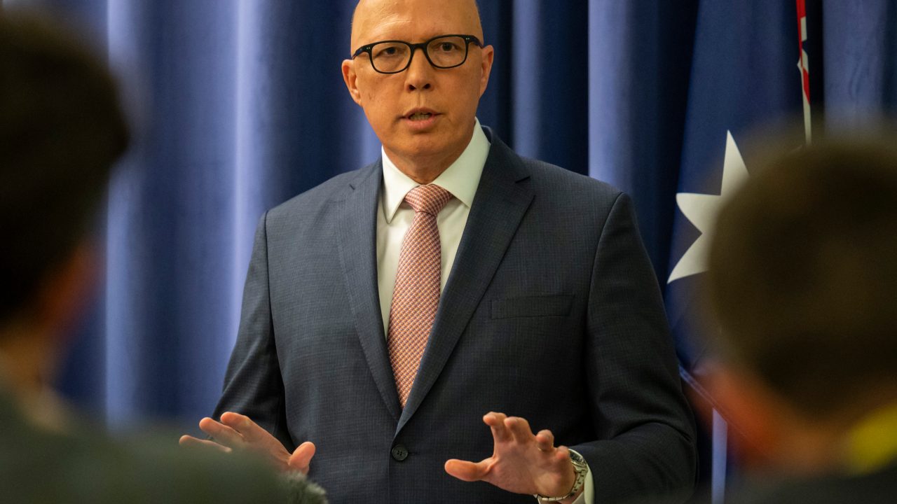 Opposition Leader Peter Dutton concerned Victorian Liberal Party stoush